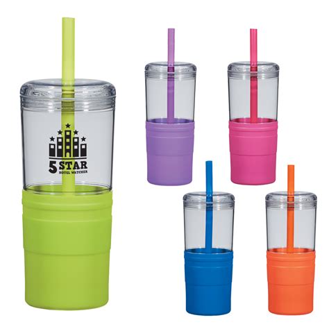 HT05832 – 21 Oz Jelly Straw Tumbler – Safari Sun