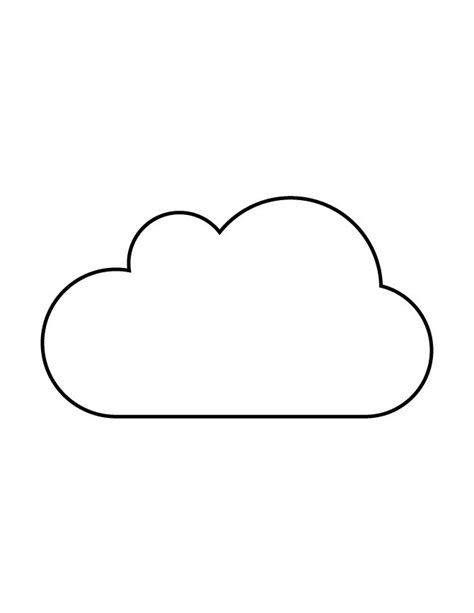 a black and white drawing of a cloud