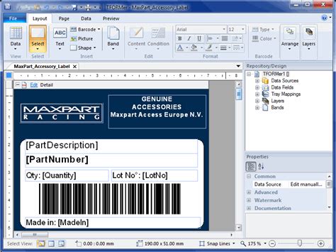 Barcode Label Printing Software TFORMer 7.5.6 on FileCart