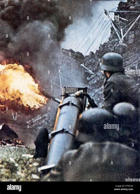 World War two, German flamethrower unit, Eastern Front 1943 Stock Photo: 90825325 - Alamy