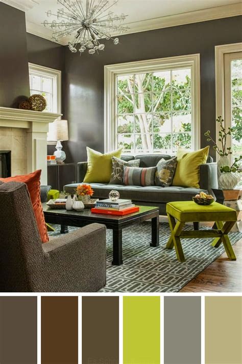 25 Hermosa Sala de estar de los Esquemas de Color para Hacer que Su Habitación Acogedora ...