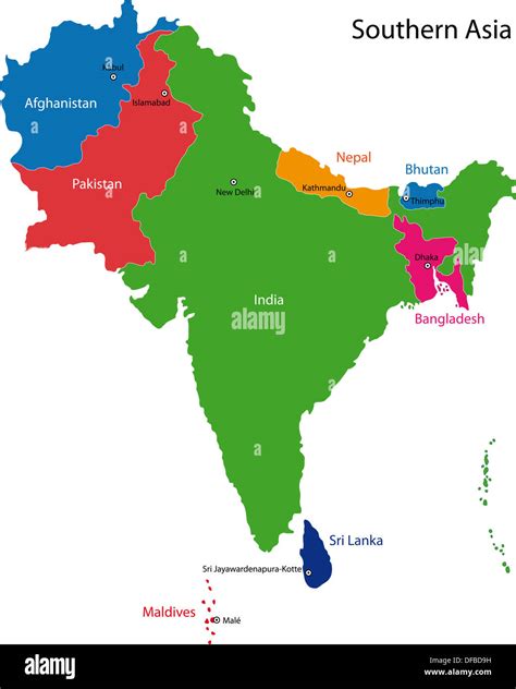 Political Map Of India And Bangladesh