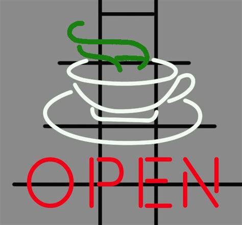 Custom Coffee Cafe Open Neon Sign – Custom Neon Signs