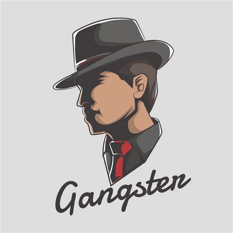 Gangster logo. Mafia vector illustration 13751547 Vector Art at Vecteezy