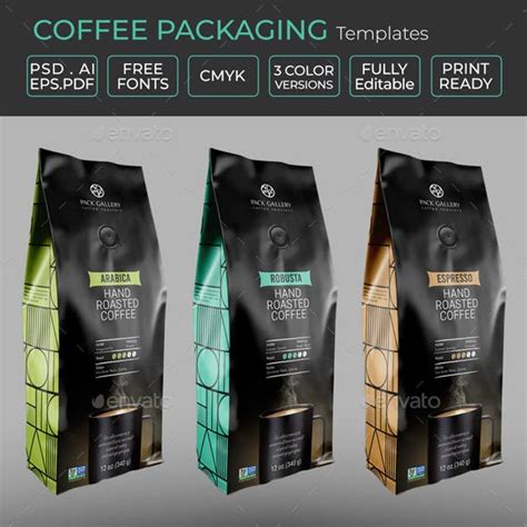 Coffee Packaging Templates | GraphicRiver