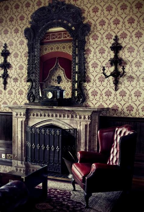 18 Cool Gothic Living Room Designs | DigsDigs