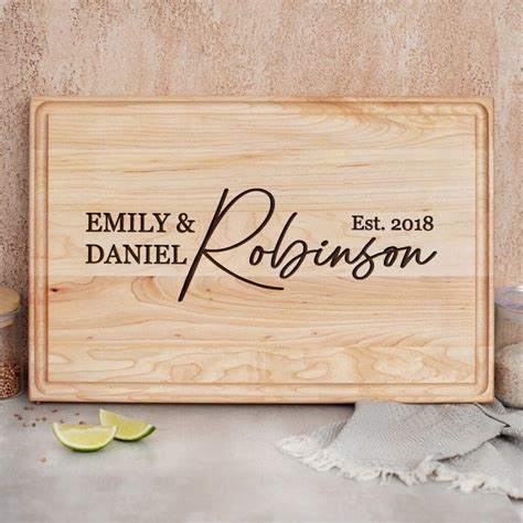 Personalized Wood Cutting Board - Engrave Your Board