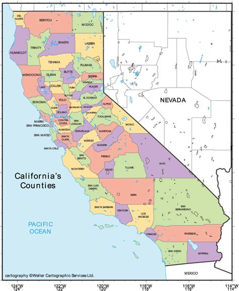 California Cities Map • Mapsof.net