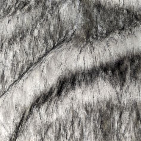 Silver 2.0 Fake Fur Faux Fur Fabric by the Metre / Yard | Warehouse 2020