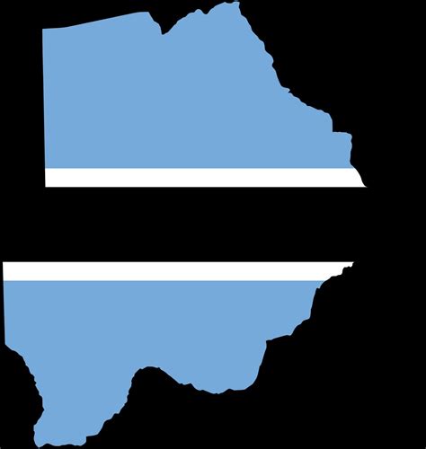 Country Flag Meaning: Botswana Flag Pictures