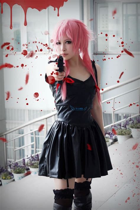 Mirai Nikki | Yuno gasai cosplay, Yuno cosplay, Cosplay outfits