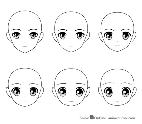 How to Draw Different Styles of Anime Heads & Faces - AnimeOutline