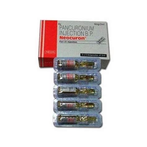 Neon Pancuronium Bromide Injection at ₹ 3400/piece in Mumbai | ID: 27527046148