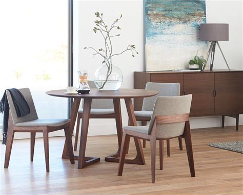 Modern Round Dining Table And Chairs - AHOME-DESIGNING