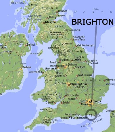 Brighton Map - United Kingdom