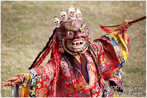 Travel Photo Gallery - Mask Dancer, Cham Dance, India