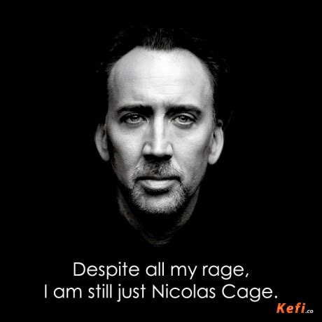 NICOLAS CAGE QUOTES FUNNY image quotes at relatably.com