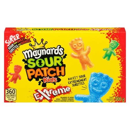 Maynards Sour Patch Kids Extreme Sour Soft & Chewy Candy, 100G | Walmart Canada