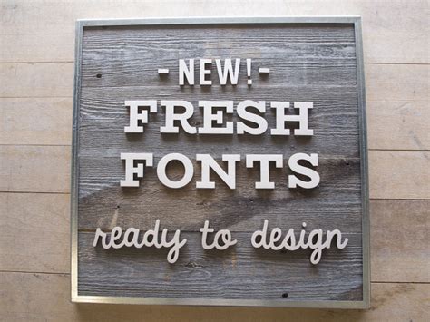 New Fonts for Sign Letters - Trendy Fonts for Signs | Woodland Mfg