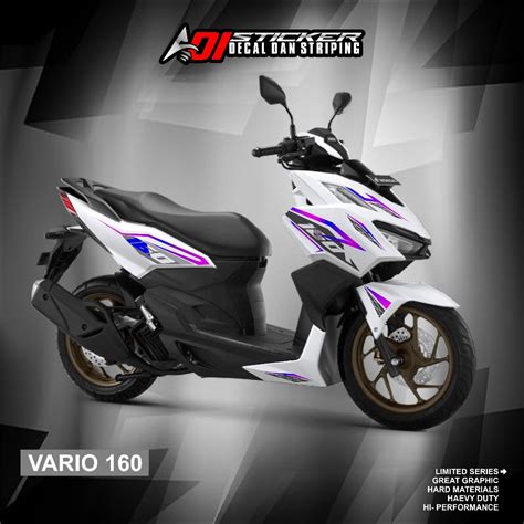 Jual Sticker Striping Vario 160 Sticker Transparan Vario Sticker vario ...