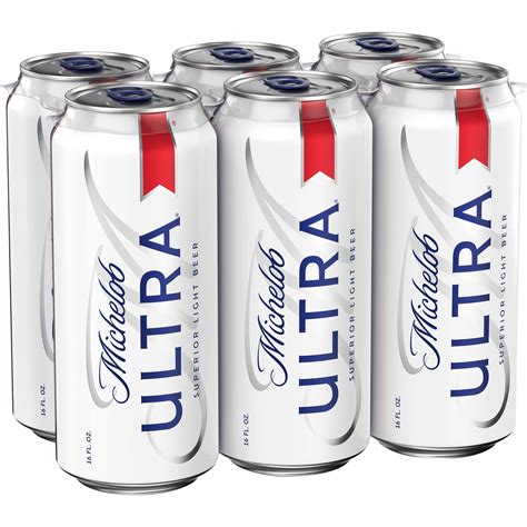 Michelob ULTRA Superior Light Lager Beer Cans, 6 pack - Shop Beer at H-E-B