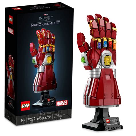 Buy LEGO Marvel Nano Gauntlet 76223 Iron Man Building Set for Adults (680 Pieces) Online at ...