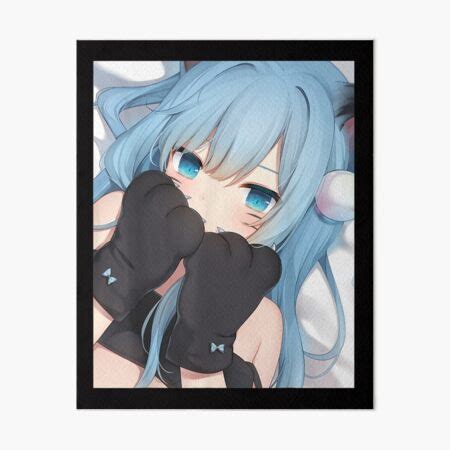 "Anime Neko Catgirl Pastel Kawaii Aesthetic Japanese Waifu" Art Board ...