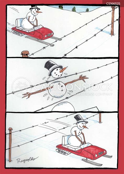 Snowmobile Cartoons and Comics - funny pictures from CartoonStock