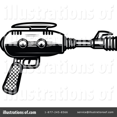 Laser Gun Clipart #1737364 - Illustration by Vector Tradition SM