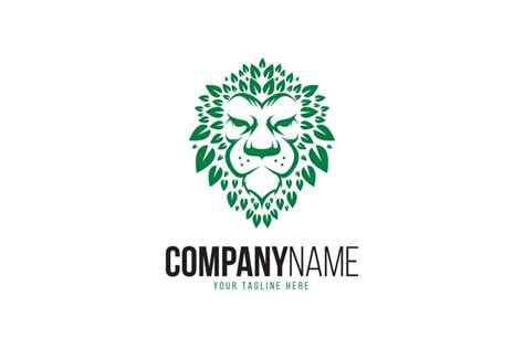 Green Lion Logo (267933) | Logos | Design Bundles