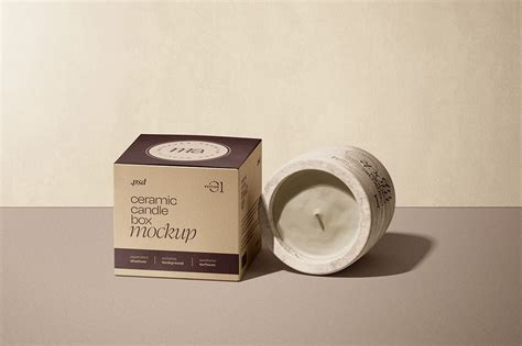 Candle Packaging - Free Mockup - Dealjumbo