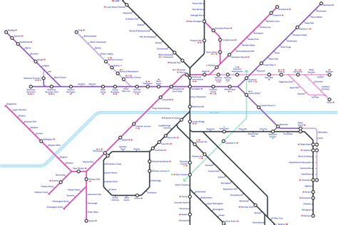 Designer creates London Underground map showing how TfL Tube network looks with Thameslink ...