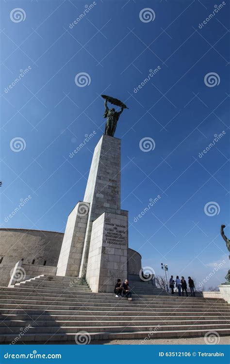 Liberty Statue on Hill Gellert in Budapest Editorial Photo - Image of famous, buda: 63512106