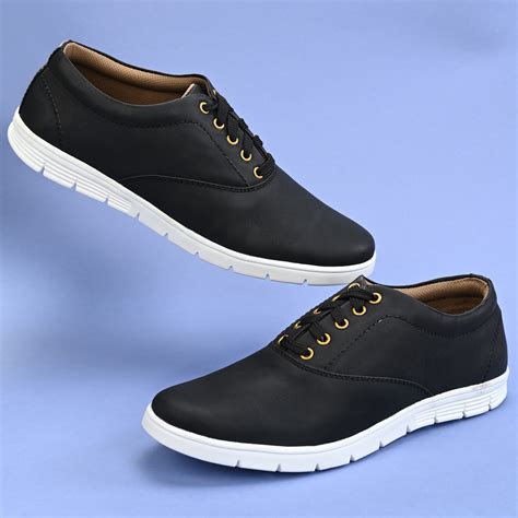 Buy Groofer Men's Tan Smart casual Sneakers Shoes Online @ ₹499 from ...