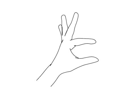 Premium Vector | Hand Gestures single-line art drawing continues line vector illustration