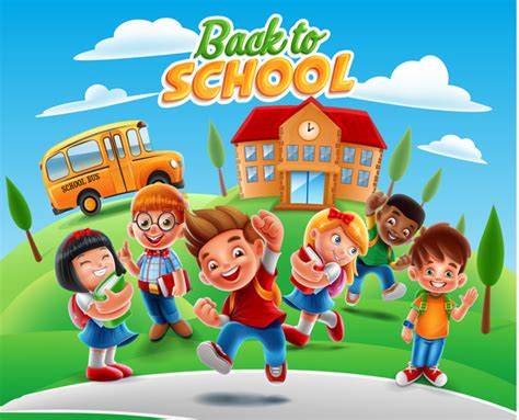 Back To School Cartoon Background Clipart School Cartoon | Images and Photos finder