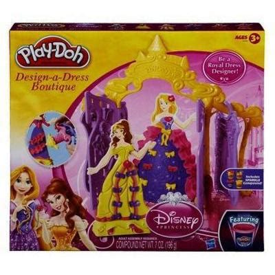 PLAY-DOH Disney Princesses Design A Dress Boutique Review - Bragging Mommy