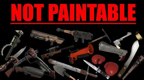 TF2: Weapons That Should Be Paintable - YouTube