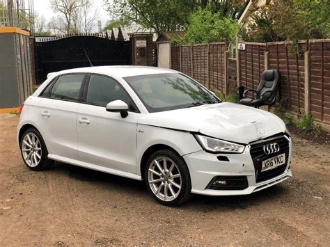 2016 16 AUDI A1 S LINE 1.4 TFSI 5 DOOR WHITE LIGHT DAMAGED SALVAGE REPAIRABLE | in East London ...