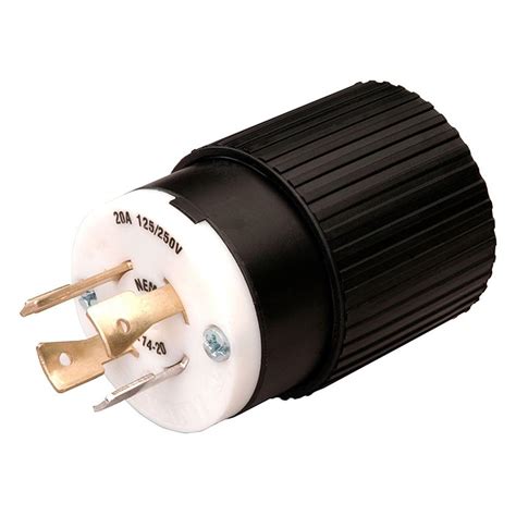 Reliance Controls Twist Lock 20-Amp 125/250-Volt Plug-L1420P - The Home ...