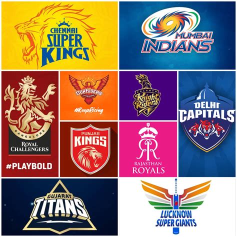 Logos of all 10 IPL teams : r/Cricket