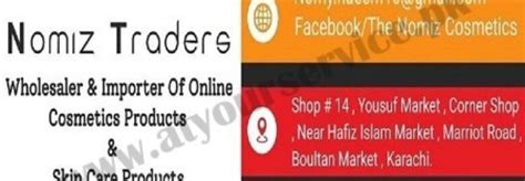 Nomiz Cosmetics Traders – Bolton Market, Karachi - Pakistan Business Listings