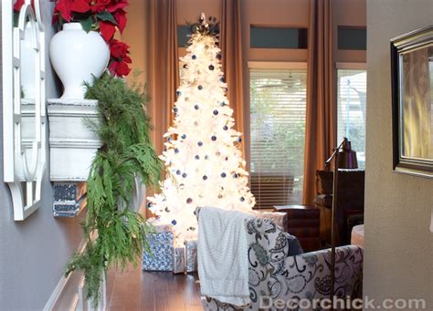 The All White AND Flocked Christmas Tree! - Decorchick!