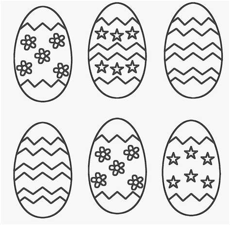 Easter Egg Coloring Sheets | Free Coloring Sheet