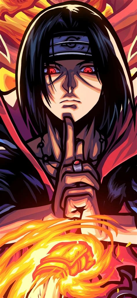 1125x2436 Resolution Itachi Uchiha Cool Digital Art Naruto HD Iphone XS,Iphone 10,Iphone X ...