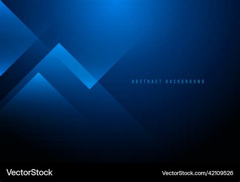 Abstract dark blue background with modern Vector Image