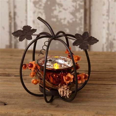 Pumpkin candle holder | Pumpkin candle holder, Pumpkin candles, Fall ...