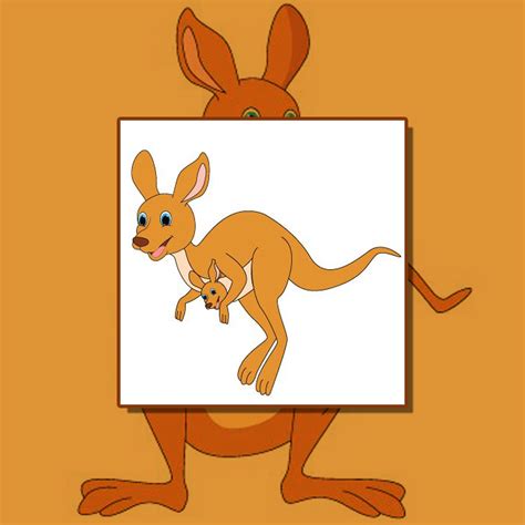 Cute Kangaroo Cartoon – MasterBundles