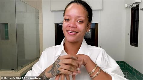 Rihanna’s Shares Her Nighttime Skincare Routine