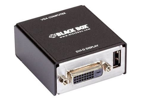 Black Box VGA to DVI-D Video Converter - USB Powered - video converter - KVGA-DVID - Cables ...